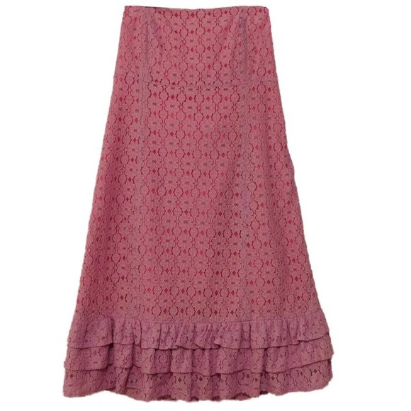 Lilly Pulitzer Franco Strapless Lace Dress in Hyacinth Pink & Petal Pusher Lace - Picture 2 of 10